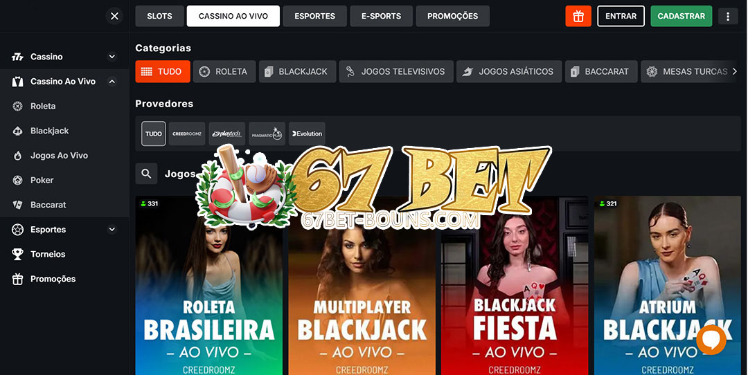 67 bet casino